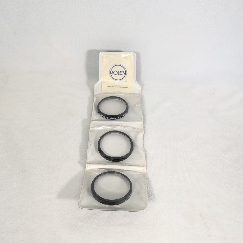 Rolev M.G. Magi-Glass 52mm  Lens Filter  Set w/Manual Close Up +1, +2,+4 #004
